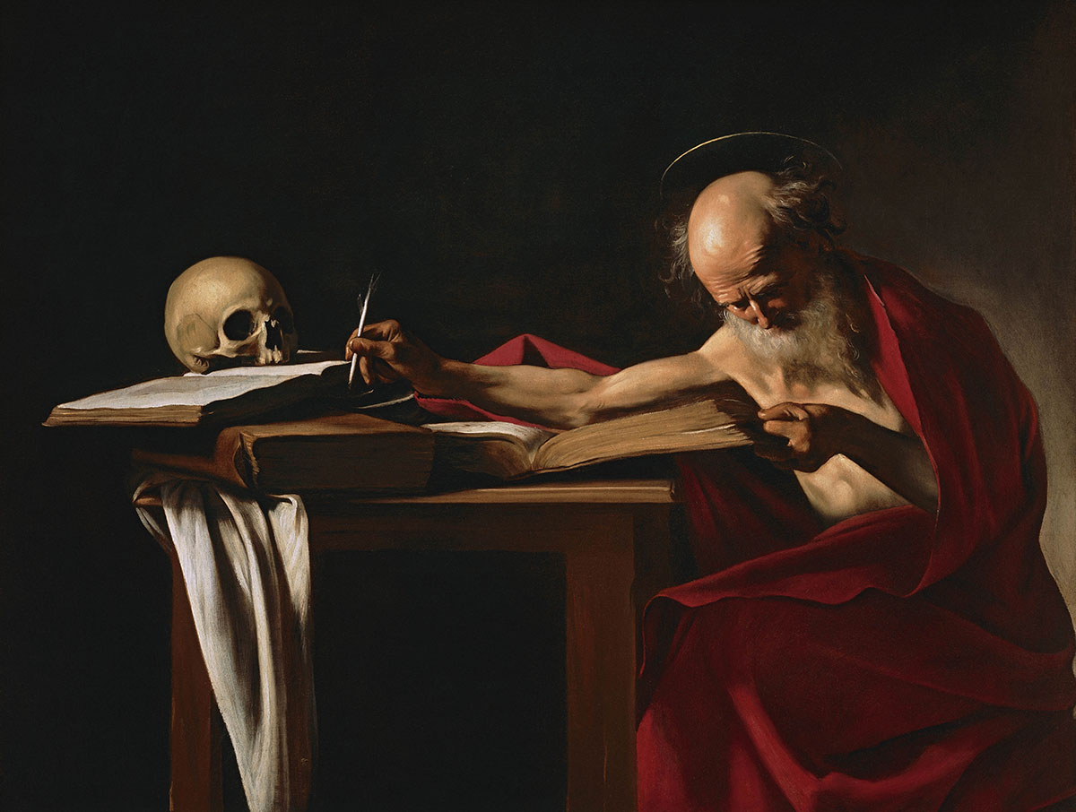San Jerónimo escribiendo